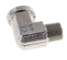 3/8'' NPT x 3/8'' NPT M/F Verzinkt Stalen L-Fitting 90graden 210 Bar - Hydrauliek