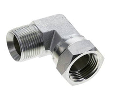 G 1'' M/F Verzinkt Stalen L-Fitting 90graden 150 Bar - Hydrauliek