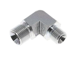 90° L-Koppeling Reducerende Fitting G3/8 '' X G1/2 '' Hoge Druk Staal 60° Conus 325bar Hydrauliek
