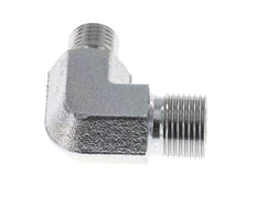 90° L-Koppeling Reducerende Fitting G3/8 '' X G1/2 '' Hoge Druk Staal 60° Conus 325bar Hydrauliek