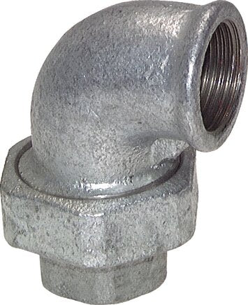 90Graden Unie Connector Rp2 1/2'' Vrouwelijk Gietijzeren Conische Dichting 25Bar (351,25Psi)