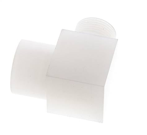 90° L-Koppeling G3/4'' Buitendraad X Binnendraad PVDF 10bar FDA