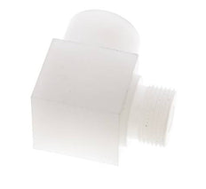 90° L-Koppeling G3/4'' Buitendraad X Binnendraad PVDF 10bar FDA