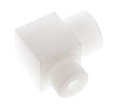 90° L-Koppeling G3/4'' Buitendraad X Binnendraad PVDF 10bar FDA
