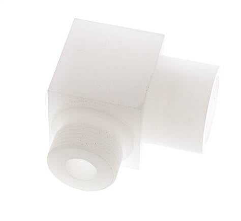 90° L-Koppeling G3/4'' Buitendraad X Binnendraad PVDF 10bar FDA