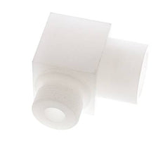 90° L-Koppeling G3/4'' Buitendraad X Binnendraad PVDF 10bar FDA