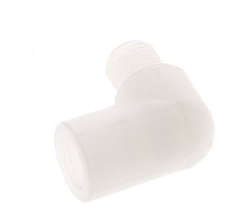 90° L-Koppeling G1/8'' Buitendraad X Binnendraad PVDF 10bar FDA