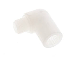 90° L-Koppeling G1/8'' Buitendraad X Binnendraad PVDF 10bar FDA