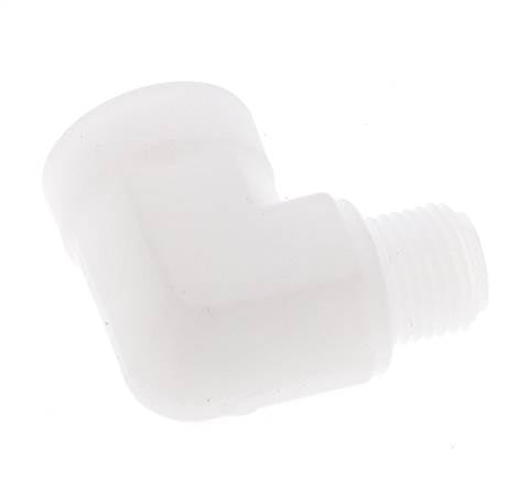 90° L-Koppeling G1/8'' Buitendraad X Binnendraad Polypropyleen (PP) 10bar FDA