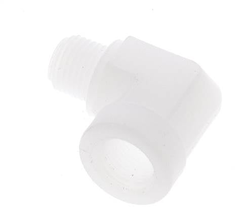 90° L-Koppeling G1/8'' Buitendraad X Binnendraad Polypropyleen (PP) 10bar FDA
