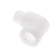 90° L-Koppeling G3/8'' Buitendraad X Binnendraad Polypropyleen (PP) 10bar FDA