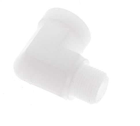90° L-Koppeling G3/8'' Buitendraad X Binnendraad Polypropyleen (PP) 10bar FDA