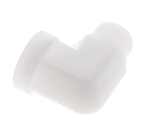 90° L-Koppeling G1/2'' Buitendraad X Binnendraad Polypropyleen (PP) 10bar FDA