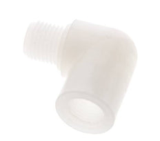 90° L-Koppeling G1/4'' Buitendraad X Binnendraad PVDF 10bar FDA