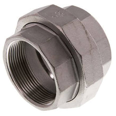 Rp 2'' RVS Borstnippel 3-delig met Conische afdichting 16 Bar