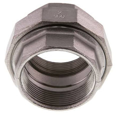 Rp 2'' RVS Borstnippel 3-delig met Conische afdichting 16 Bar
