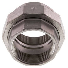 Rp 2'' RVS Borstnippel 3-delig met Conische afdichting 16 Bar