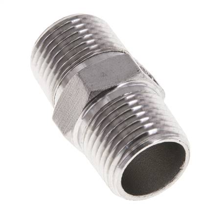 1/2'' NPT RVS Borstnippel 16 Bar
