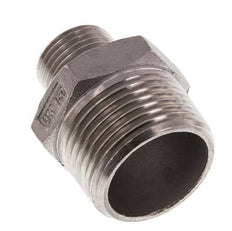R 1'' x R 1/2'' RVS Borstnippel 16 Bar