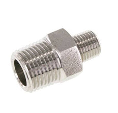 1/4'' NPT x 1/2'' NPT RVS Borstnippel 210 Bar - Hydrauliek