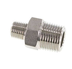 1/4'' NPT x 1/2'' NPT RVS Borstnippel 210 Bar - Hydrauliek