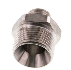 G 1'' x G 1/2'' RVS Borstnippel 40 Bar