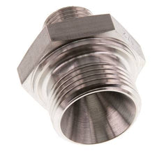 G 1'' x G 1/2'' RVS Borstnippel 345 Bar - Hydrauliek