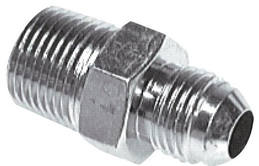 JIC Dubbele Nippel UN 1-5/8''-12 X 1 1/4'' NPT RVS 80bar
