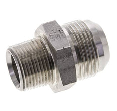 JIC Dubbele Nippel UN 1-7/8''-12 X 1 1/2'' NPT RVS 70bar