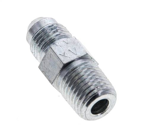 JIC Dubbele Nippel UN 1-5/8''-12 X 1'' NPT RVS 140bar