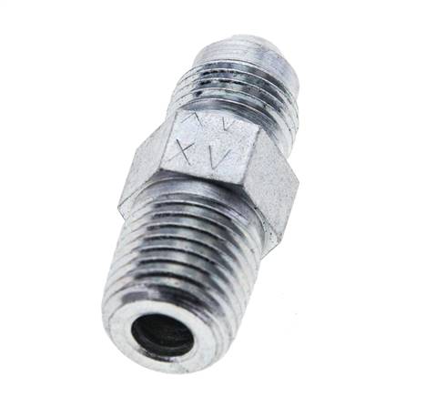 JIC Dubbele Nippel UN 1-5/8''-12 X 1'' NPT RVS 140bar