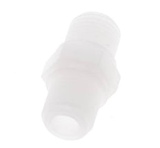 Dubbele Nippel G1/4'' PVDF 10bar FDA 17mm Hex