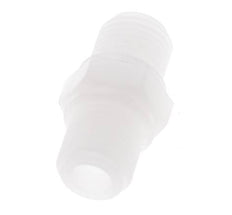 Dubbele Nippel G1/4'' PVDF 10bar FDA 17mm Hex