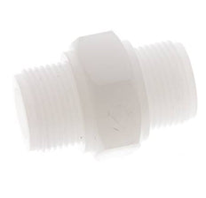 Dubbele Nippel G3/4'' PVDF 10bar FDA 36mm Hex