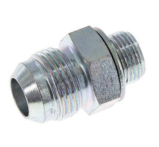 JIC Dubbele Nippel G3/8'' X UNF 7/8''-14 Staal NBR 210bar [2 Stuks]