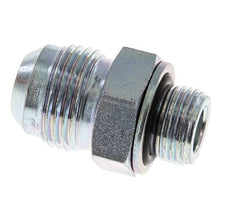 JIC Dubbele Nippel G3/8'' X UNF 7/8''-14 Staal NBR 210bar [2 Stuks]