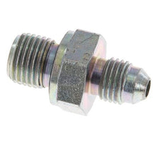 JIC Dubbele Nippel G1/4'' X UNF 7/16''-20 Staal NBR 310bar [2 Stuks]