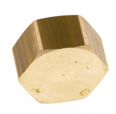 G 1/2'' Messing Afsluitkap 16 Bar [5 Stuks]