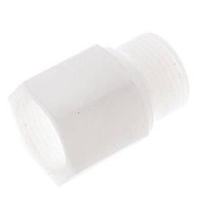 Verlengnippel G3/4'' Buitendraad X Binnendraad PVDF 10bar FDA 32mm Hex