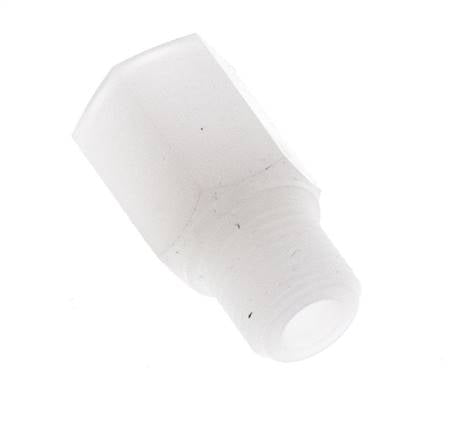 Verlengnippel G1/4'' Buitendraad X Binnendraad PVDF 10bar FDA 17mm Hex