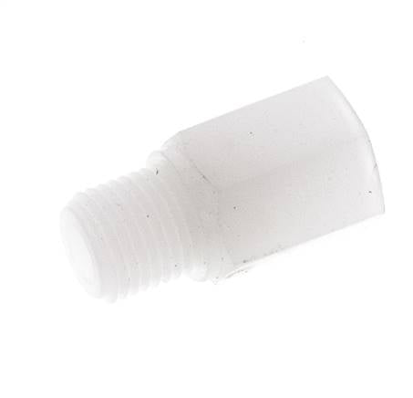 Verlengnippel G1/4'' Buitendraad X Binnendraad PVDF 10bar FDA 17mm Hex