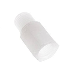 Verlengnippel G1/4'' Buitendraad X Binnendraad PVDF 10bar FDA 17mm Hex