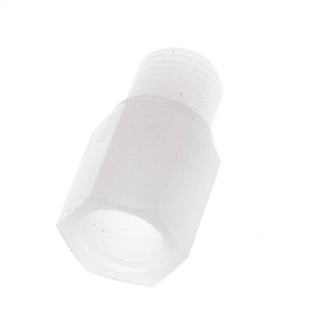 Verlengnippel G1/4'' Buitendraad X Binnendraad PVDF 10bar FDA 17mm Hex