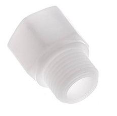 Verlengnippel G1/2" Buitendraad X Binnendraad Polypropyleen (PP) 10bar FDA 27mm Hex