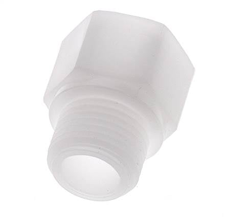 Verlengnippel G1/2" Buitendraad X Binnendraad Polypropyleen (PP) 10bar FDA 27mm Hex