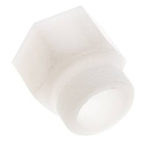 Verlengnippel G1 1/4'' Buitendraad X Binnendraad PVDF 10bar FDA 50mm Zeskant