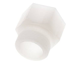 Verlengnippel G1 1/4'' Buitendraad X Binnendraad PVDF 10bar FDA 50mm Zeskant