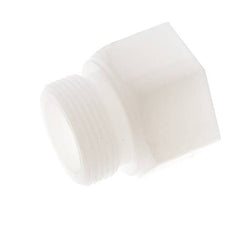 Verlengnippel G1 1/4'' Buitendraad X Binnendraad PVDF 10bar FDA 50mm Zeskant