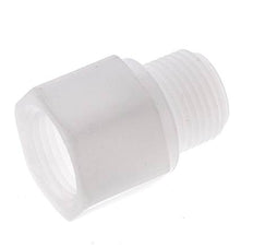Verlengnippel G3/8'' Buitendraad X Binnendraad Polypropyleen (PP) 10bar FDA 22mm Hex