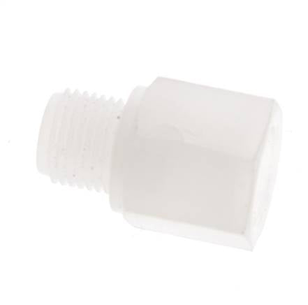 Verlengnippel G1/8'' Buitendraad X Binnendraad PVDF 10bar FDA 14mm Hex